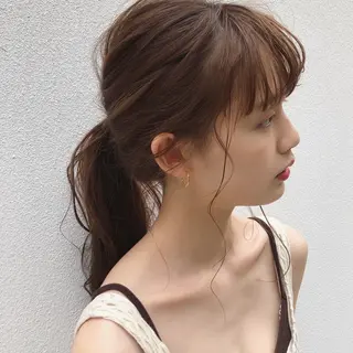 セミロング カラー マンツーマン半個室 tamuraのヘアスタイル