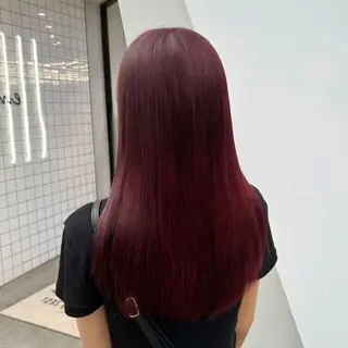 セミロング カラー パーマ ヘアアレンジ メンズ mona/ ストレートスタイル✨のヘアスタイル