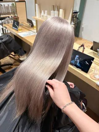 ロング セルバ所属・プルシールエクステ/ ハイトーン/ブリーチのヘアスタイル