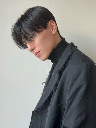 ショート パーマ メンズ 勝木 拓のヘアスタイル