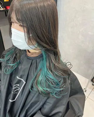 カラー SALOWIN栄 高須大貴のヘアスタイル