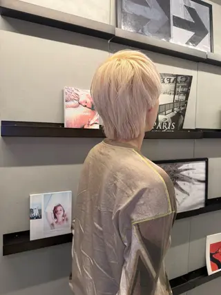 カラー メンズ matsuri 🪽ボブカットのヘアスタイル