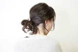 セミロング パーマ ヘアアレンジ 🟦髪質改善6年 💊YAMAMOTOのヘアスタイル