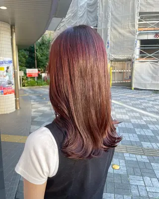 ロング カラー 🌸HONOKA🌸 【グレージュ】のヘアスタイル