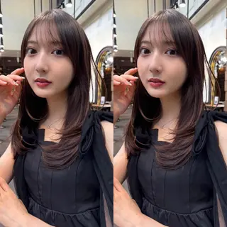 セミロング Rena  Taka hashi/髪質改善のヘアスタイル