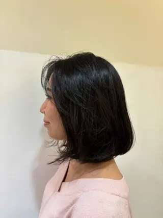 ミディアム ショート・ボブ✨南 津麦のヘアスタイル