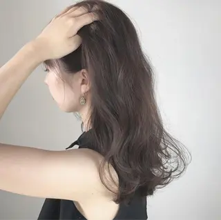 セミロング MORISAKI ✂︎縮毛矯正のヘアスタイル
