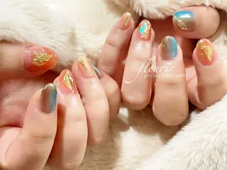 ネイル フルリール 【プライベートサロンのネイルデザイン