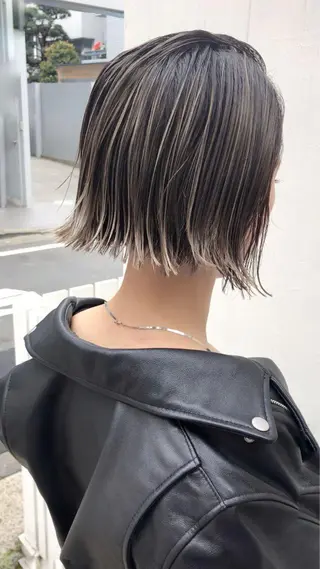 ショート カラー 🌀渋谷ボブパーマ 🌀河野瑠太のヘアスタイル