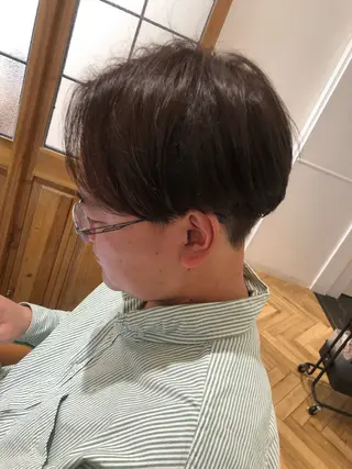 ショート カラー 【大人髪】men's パーマ/潤艶髪のヘアスタイル