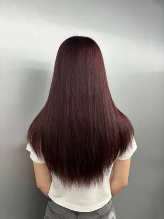 ミディアム カラー ベージュ/グレージュ 🧸あやか/表参道のヘアスタイル