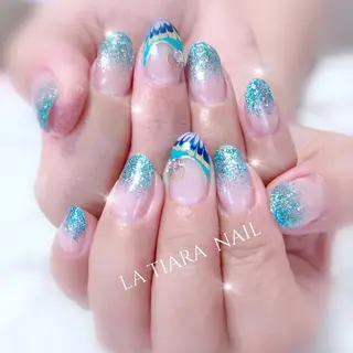 ネイル Blue bird  nailのネイルデザイン