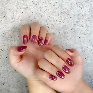 ミディアム カラー パーマ ヘアアレンジ メンズ キッズ ネイル マツエク・マツパ Salon Ｋのネイルデザイン