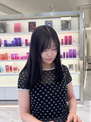 ロング カラー Parve  Mix 🫧梶川虹のヘアスタイル