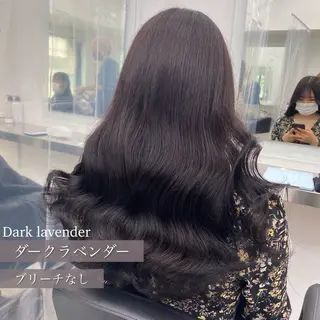 ロング カラー 🎀暖色/ラベンダー /paru🤍のヘアスタイル