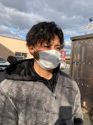 パーマ メンズ WEST✂︎AKI HIRO✂︎大和高田のヘアスタイル