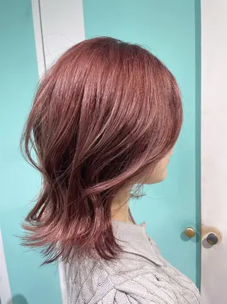 ミディアム 原 千景のヘアスタイル
