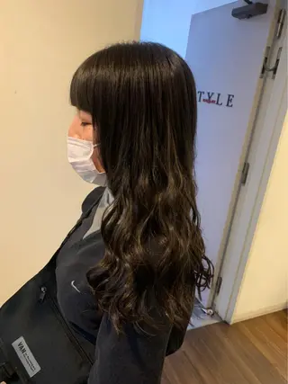 ロング カラー 羽エクステ🩷 🤍まき🤍のマツエク・マツパデザイン