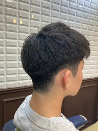 ショート メンズ ルピナス中田店長 山口大地のヘアスタイル