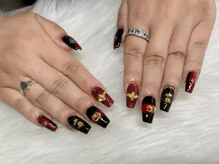 セミロング ネイル 《LB》ラブリエ Nail&eyeのマツエク・マツパデザイン