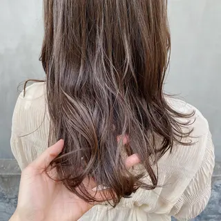 セミロング カラー パーマ ヘアアレンジ メンズ キッズ ネイル インナーカラー/ KANAのヘアスタイル