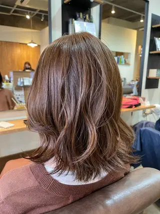 セミロング nowhere ノーウェアのヘアスタイル