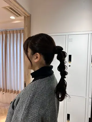 ヘアアレンジ アレンジ/艶髪/ 艶カラー/koumeのヘアスタイル