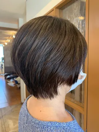 ショート カラー 髪質改善✨縮毛矯正 美髪担当・大西真奈のヘアスタイル
