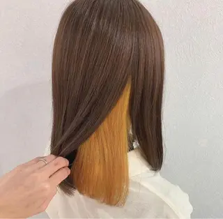 カラー 渡辺 麻衣のヘアスタイル