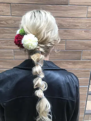 ロング ヘアアレンジ ヘアセット/メンズ パーマChihoのヘアスタイル