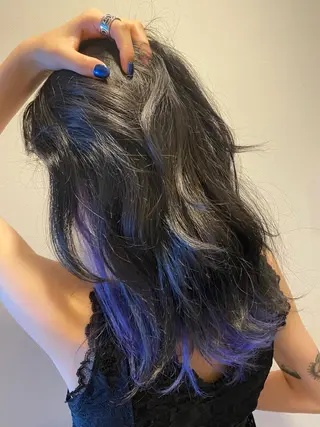 セミロング カラー M Fe’s 池袋 🍁星野　拓夢🍁のヘアスタイル