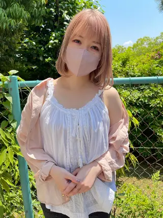 ミディアム カラー 一ノ瀬 暁のヘアスタイル