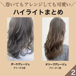 セミロング カラー 北間 寛哉のヘアスタイル