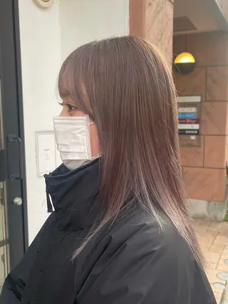 セミロング 園田 渉 ◤SHIKIO◢のヘアスタイル