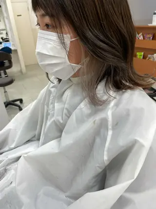 ミディアム カラー カラー職人/上川原 雄飛のヘアスタイル