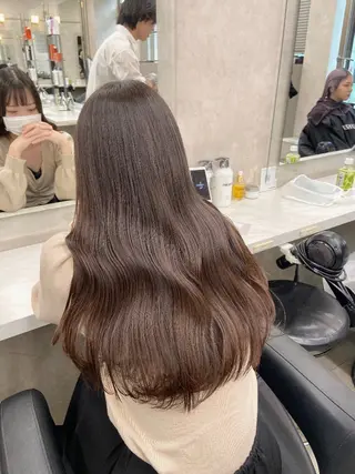 ロング カラー ヘアアレンジ Over hair_ misakiのヘアスタイル