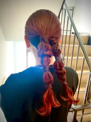 ヘアアレンジ hair make もりした ゆうのヘアスタイル