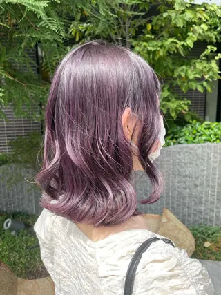 ミディアム カラー 安田和洋 ブリーチカラー特化のヘアスタイル