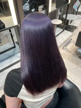 ロング 海外レイヤー/ 梅田美容室のヘアスタイル