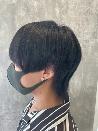 メンズ 白髪ぼかしデザイン ハイライト/宮本純登のヘアスタイル