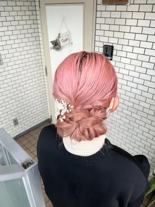 ロング 参列♡デートゆるふわ ヘアメイク🎀みゆうのヘアスタイル