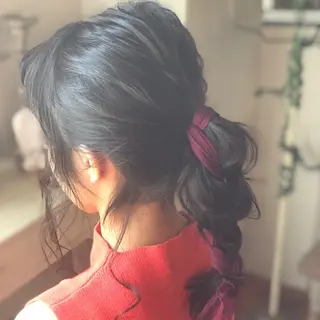 ヘアアレンジ 【ニュアンスカラー・ 髪質改善】スズキカナのヘアスタイル