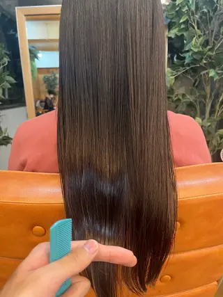 ロング ⚪️髪質改善 縮毛 店長 コウ⚪️のヘアスタイル