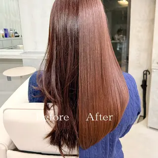 ロング カット無料/髪質改善 髪質根本改善/艶髪のヘアスタイル