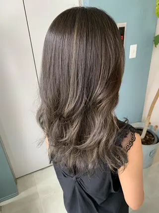 ロング カラー 船津武俊 フナツタケトシのヘアスタイル