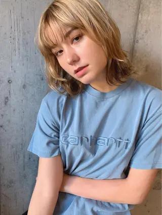 ショート 透明感カラー🌿ボブ ✨飛田　ケイのヘアスタイル