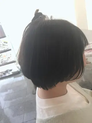 ショート 大森 有紗のヘアスタイル