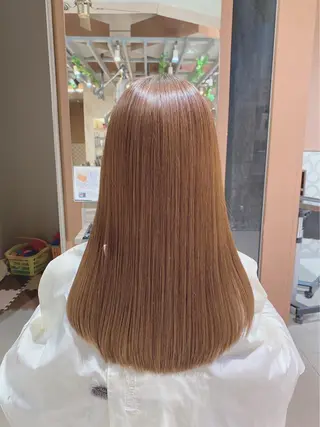 パーマ フェザーパーマ/ ダブルカラー/藤田のヘアスタイル
