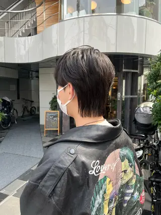 メンズ 韓国レイヤー ☁️🫧森ハリス誠一のヘアスタイル