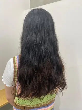 ロング パーマ 韓国好き🇰🇷 美容師MIKUのヘアスタイル